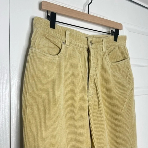 J Crew Corduroy Women Timeless Classic Mom Mum Fit Pants size 14 Petite - Picture 2 of 7